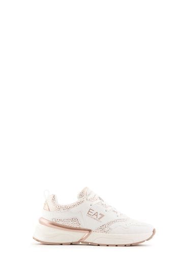 Womens emporio armani trainers hot sale