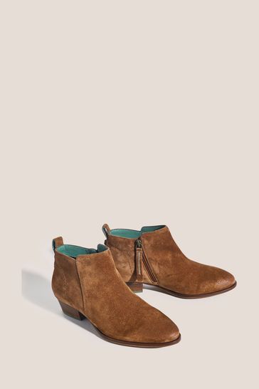 Buy White Stuff Natural Willow Suede Ankle Boots from Next Denmark