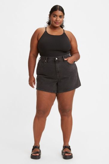 Buy Levi's® Curve High Waist Mom Denim Shorts from Next Luxembourg
