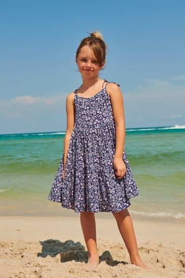 Next navy ditsy dress online