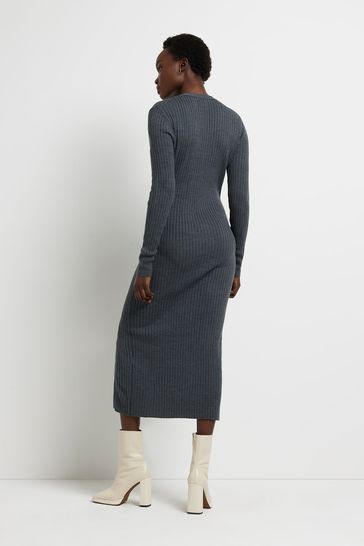 Next wrap outlet button dress
