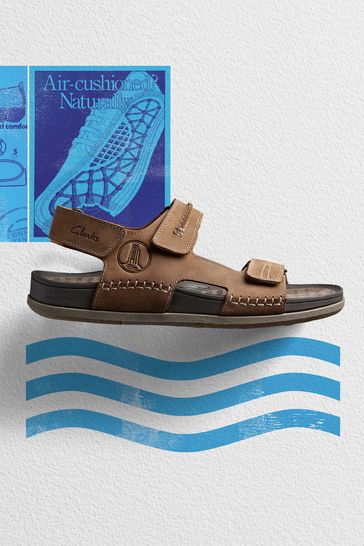 Buy Clarks Natural Five Trail Sandals from Next Luxembourg