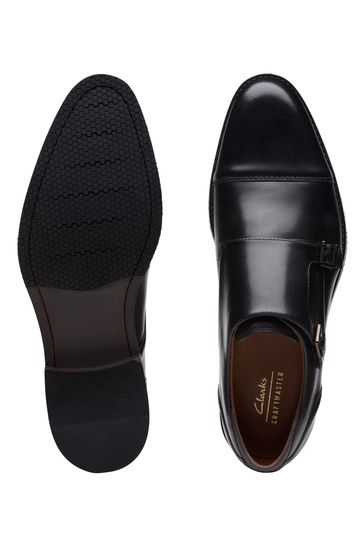 Buy Clarks Leather Craft Arlo Monk Shoes from the Laura Ashley