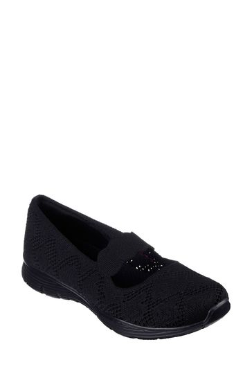 Buy Skechers Black Seager Womens Shoes from Next Poland