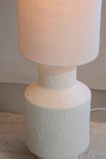 French Connection Cream Lamu Floor Lamp