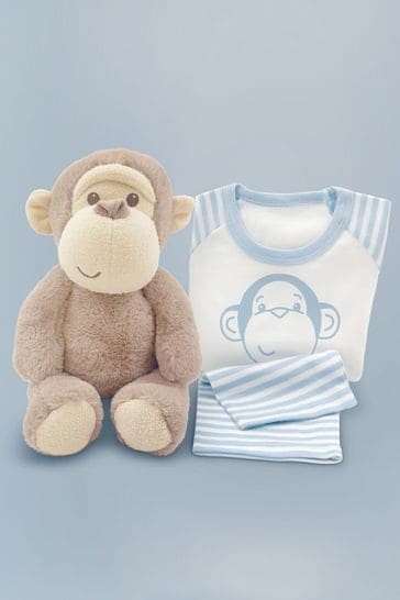 Blue monkey sale soft toy