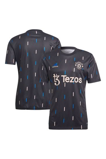 Manchester United Pre Match Top - Black