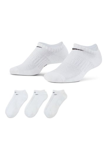 Buy Nike 3 Pack Everyday Cushioned Trainer Socks Adult from the Next UK ...