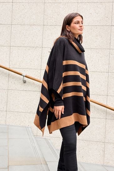 Poncho style on sale jumper