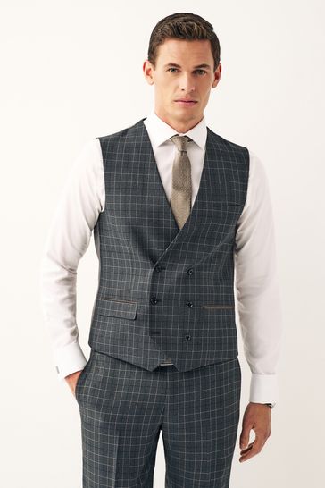 Charcoal grey suit vest hotsell