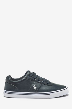 polo ralph lauren hanford leather trainers white