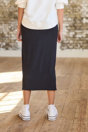 Jersey skirt midi outlet