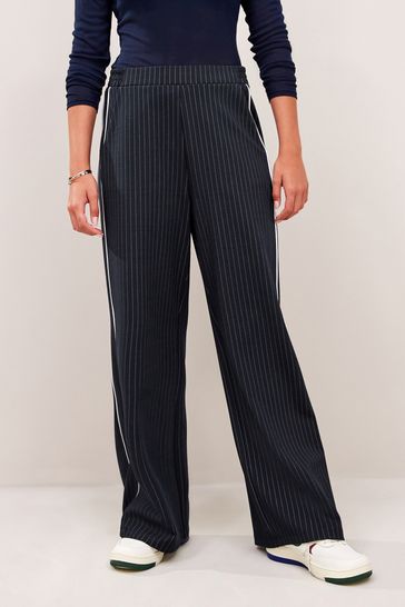 Striped straight 2024 leg pants