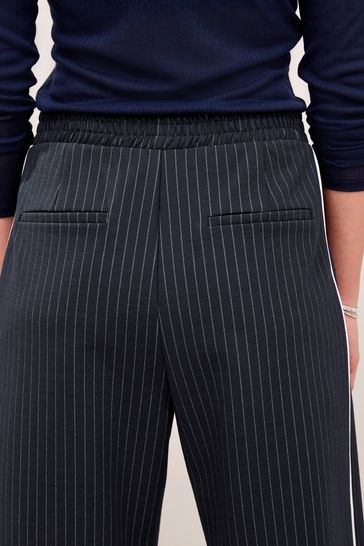 Hollister striped hot sale trousers