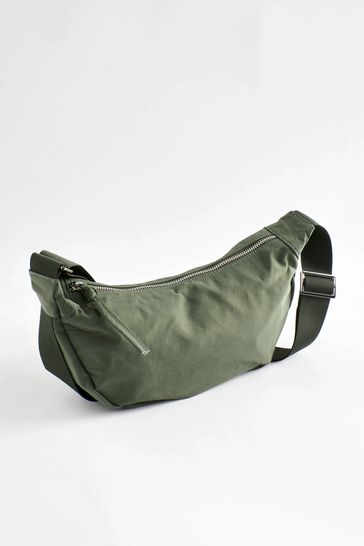 Khaki sling bag clearance