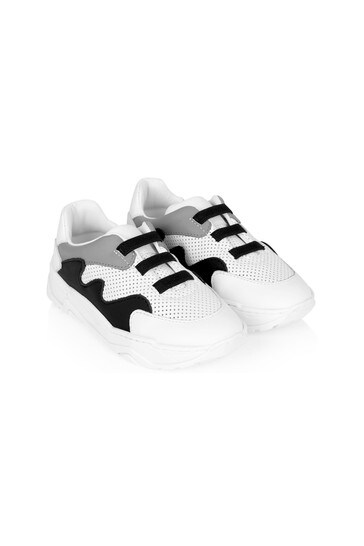 حذاء رياضي أبيض أولادي من Emporio Armani