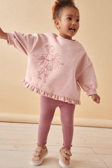 Pink sweater set hotsell