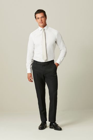 White skinny tuxedo pants on sale