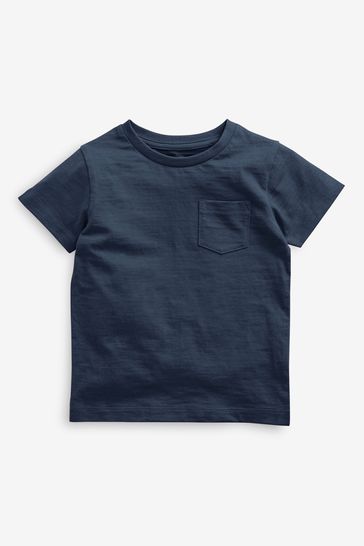 Navy Plain T-Shirt (3mths-7yrs)