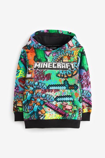 Buy Minecraft Graffiti Hoodie 3 16yrs from the Laura Ashley
