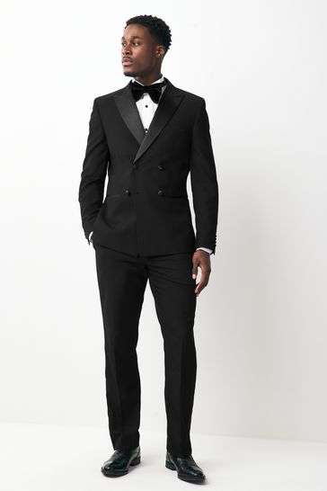 Silver and black suit outlet jacket