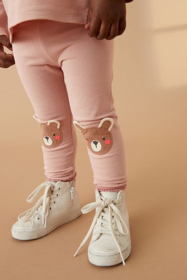 Baby girl pink leggings clearance