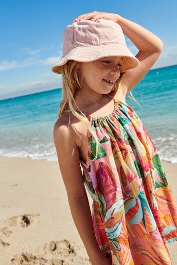 Pale pink bucket hat sales