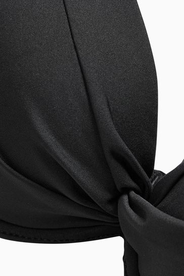 Black Shaping Padded Wired Bikini Top