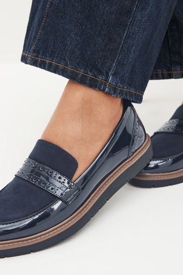 Next blue best sale loafers