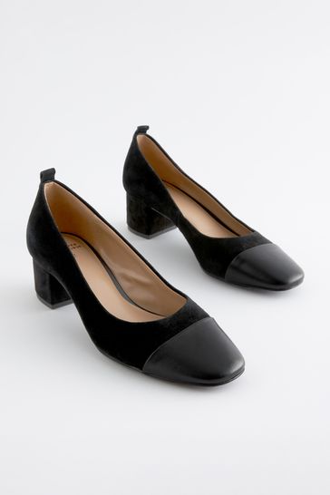 Buy Forever Comfort Leather Low Block Heel Shoes from Next