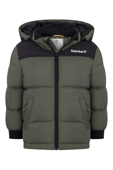 boys timberland puffer jacket
