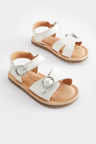 Leather online upper sandals