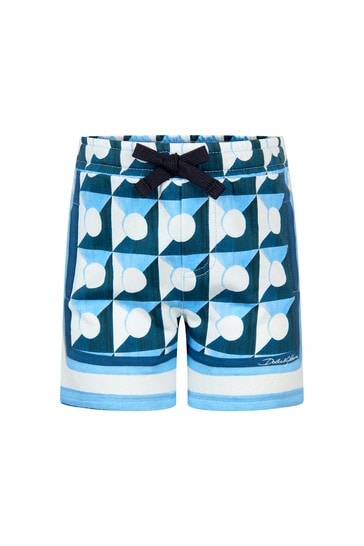 Dolce & Gabbana Baby Boys Blue Cotton Shorts