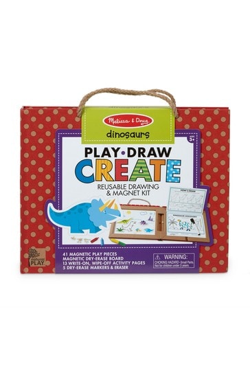 Melissa & Doug Dinosaurs Reusable Drawing And Magnet Kit