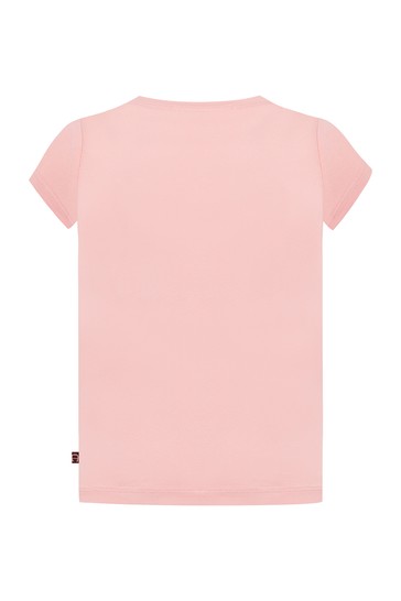 Aigner Girls Pink Cotton T-Shirt