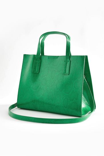 Green Snake Effect Tote Bag