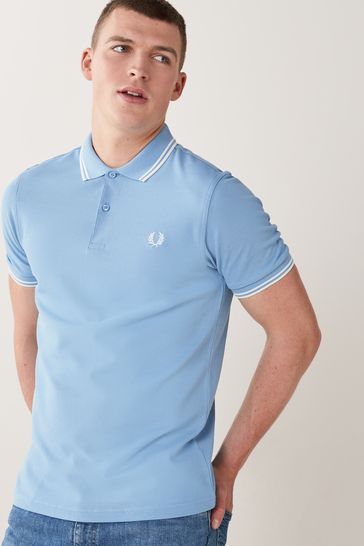 Buy Fred Perry Mens Twin Tipped Polo Shirt from the Next UK online shop