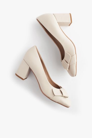 Ladies cream court shoes discount