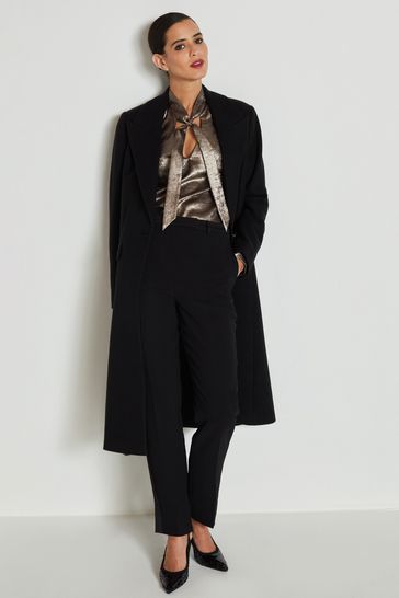 Grey Revere Collar Coat