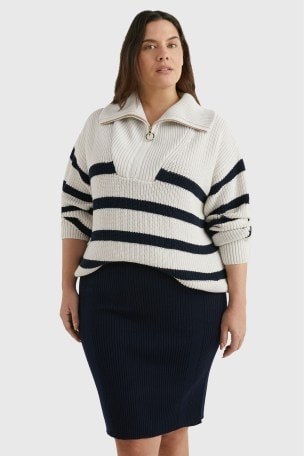 half zip jumper tommy hilfiger