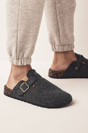 Next grey mule slippers store
