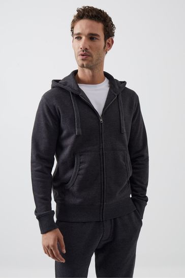 Buy French Connection Black/Grey Zip Hoodie from Next USA