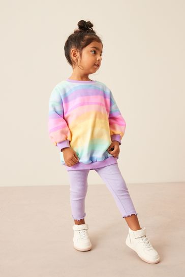 Buy Printed Sweatshirt and Leggings Set (3mths-7yrs) from Next