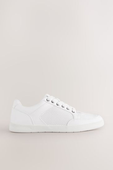 Mens smart white trainers cheap
