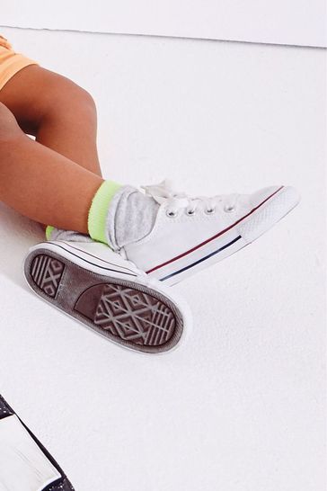 Converse White Chuck Taylor All Star Ox Junior Trainers