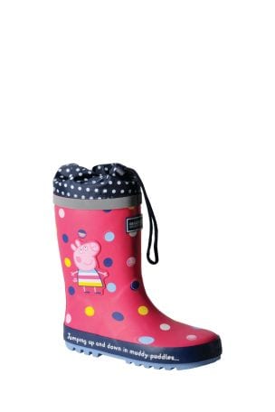 Peppa Pig Thick Rubber Wellies in Blue and Pink