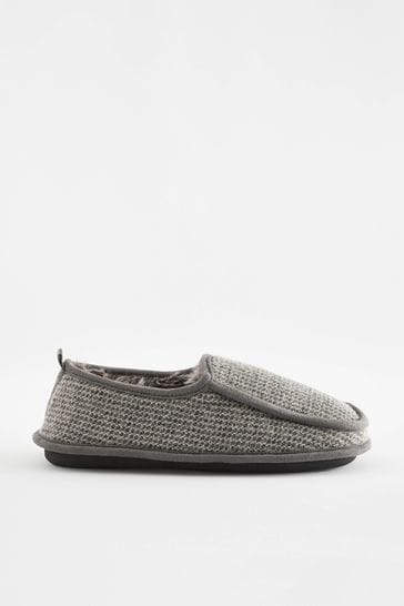 Next slippers sales grey