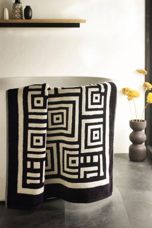 Buy Mono Geo Towel from Next