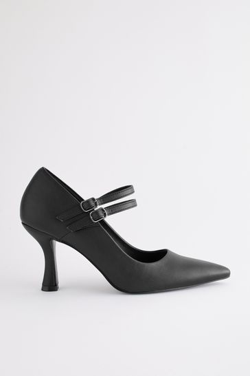 Buy Forever Comfort Point Toe Mary Jane Heel Shoes from Next