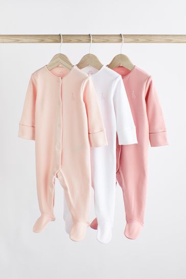 Pink sleepsuits cheap